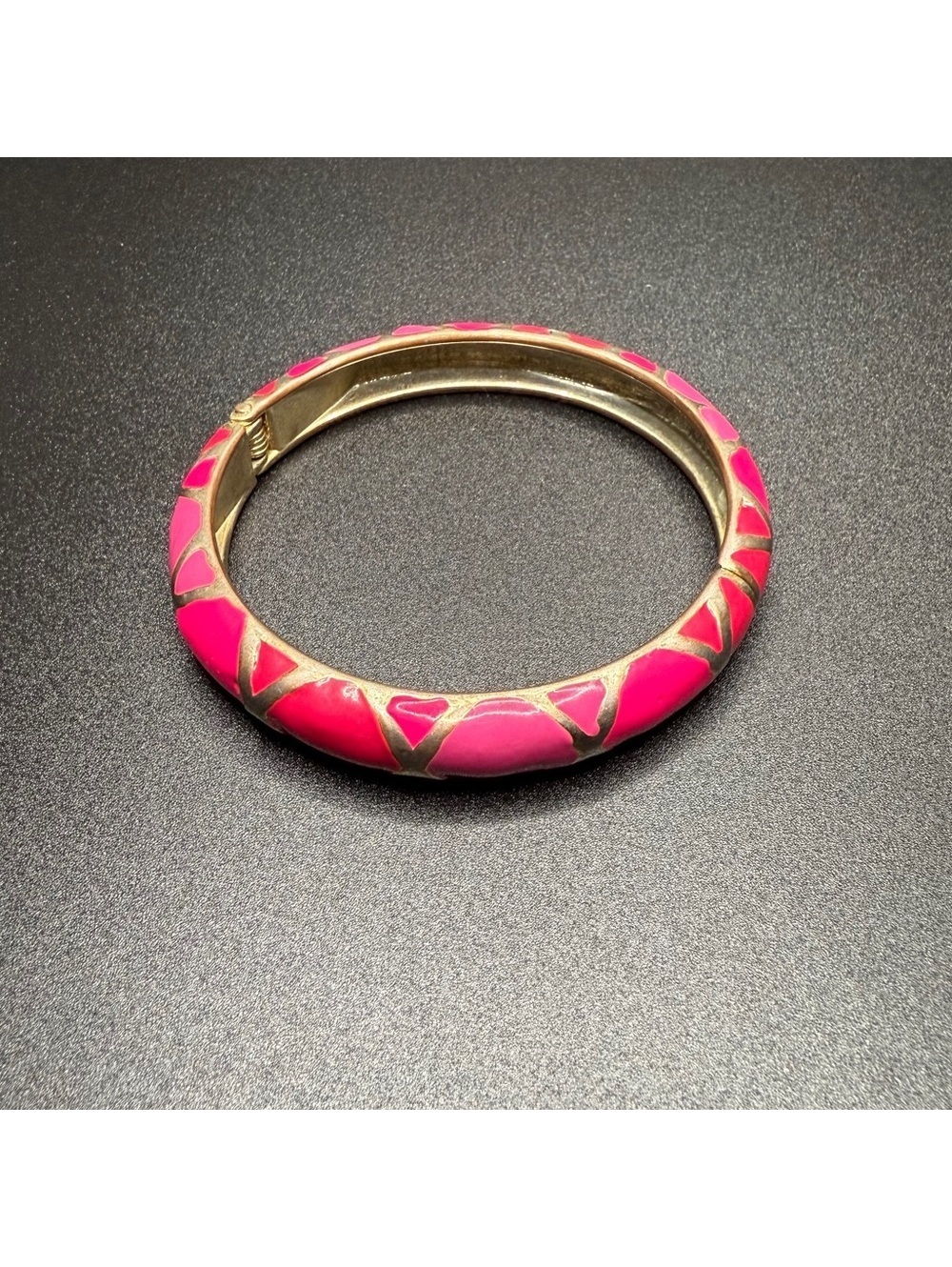 Pink & Gold Cuff Bracelet